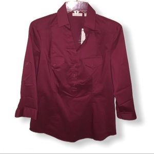 New York & Company 3/4 sleeve Casual Top.